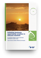 Initiating business opportunity creation innascent markets